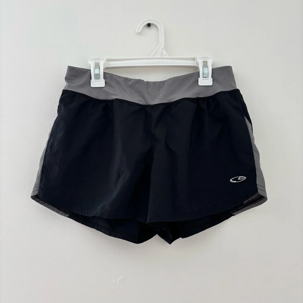 Black Champion Running Shorts